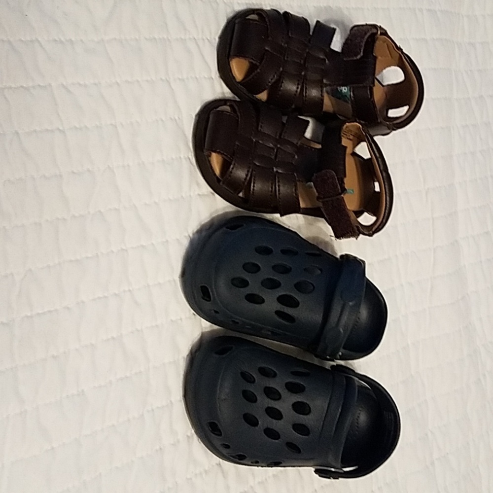 Baby boy Sandal Bundle 6/7 Crocs